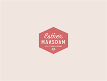 Tablet Screenshot of esthermaasdam.com